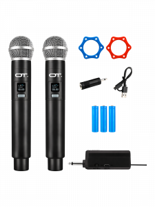 Микрофон караоке беспроводной набор 2 шт Орбита OT-ERM11